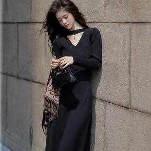 黑色针织裙怎么搭配棉袄（黑色针织裙配什么外套）-第1张图片-精品皮鞋网