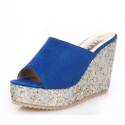 蓝姫女鞋（蓝色鞋子女）-第3张图片-精品皮鞋网